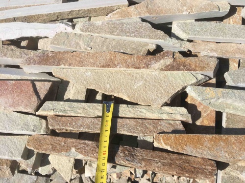 Горбушка златолит золотистый для облицовки купить в Тобольске