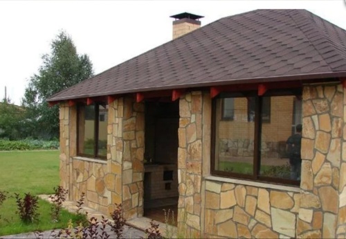 Плитняк златолит жёлтый для фасада 1,5-3 см купить в Тобольске