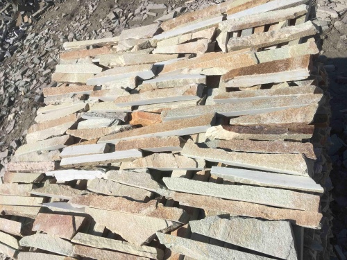 Горбушка златолит золотистый для облицовки купить в Тобольске