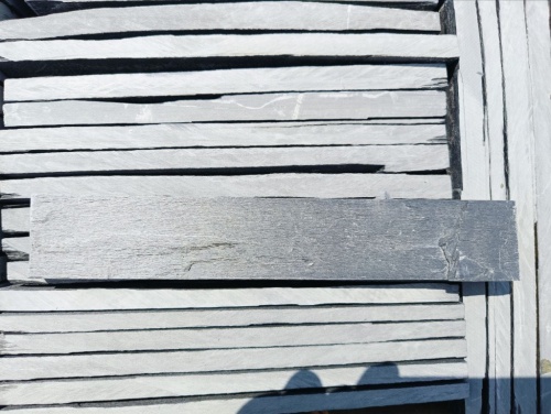 Плитка чёрная из натурального камня фасадная 30 см * 5 см, толщина 7 мм -30 мм купить в Тобольске